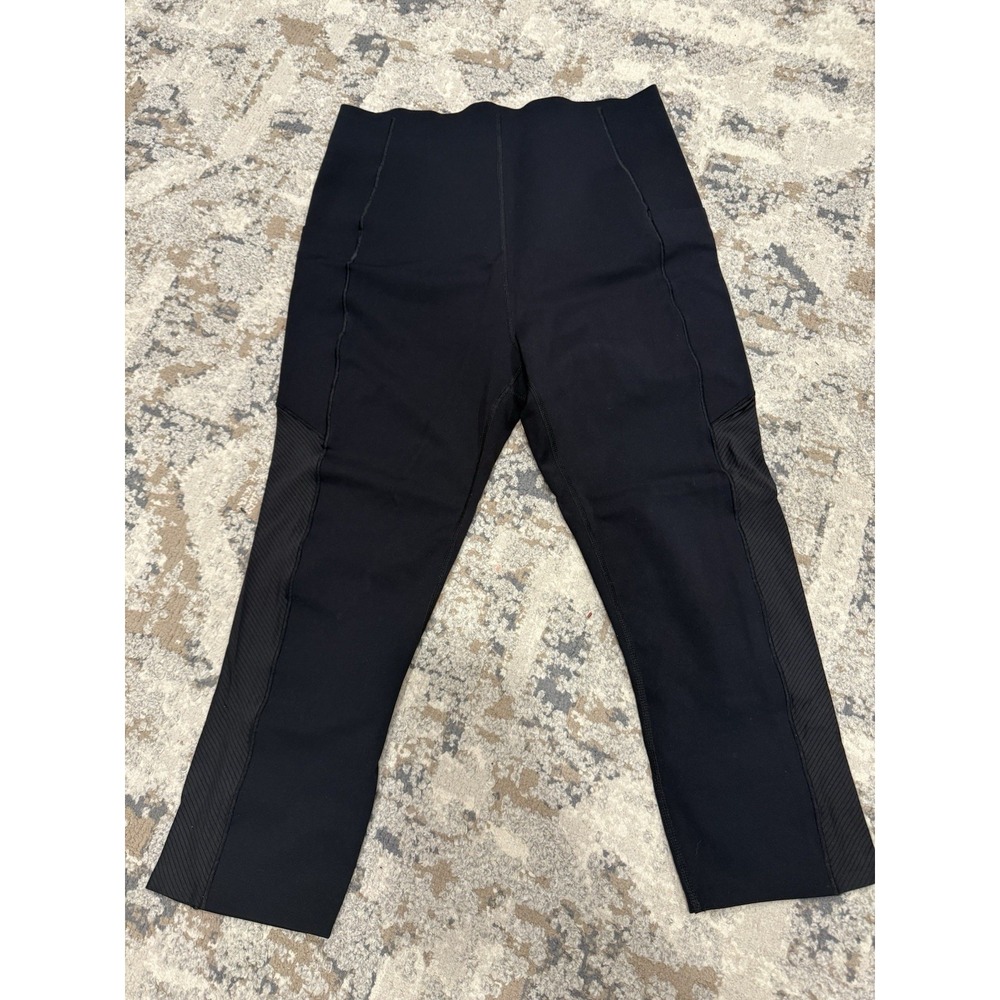 Sweaty Betty High Waist Power Cropped Leggings Black Size Large - Picture 1 of 9